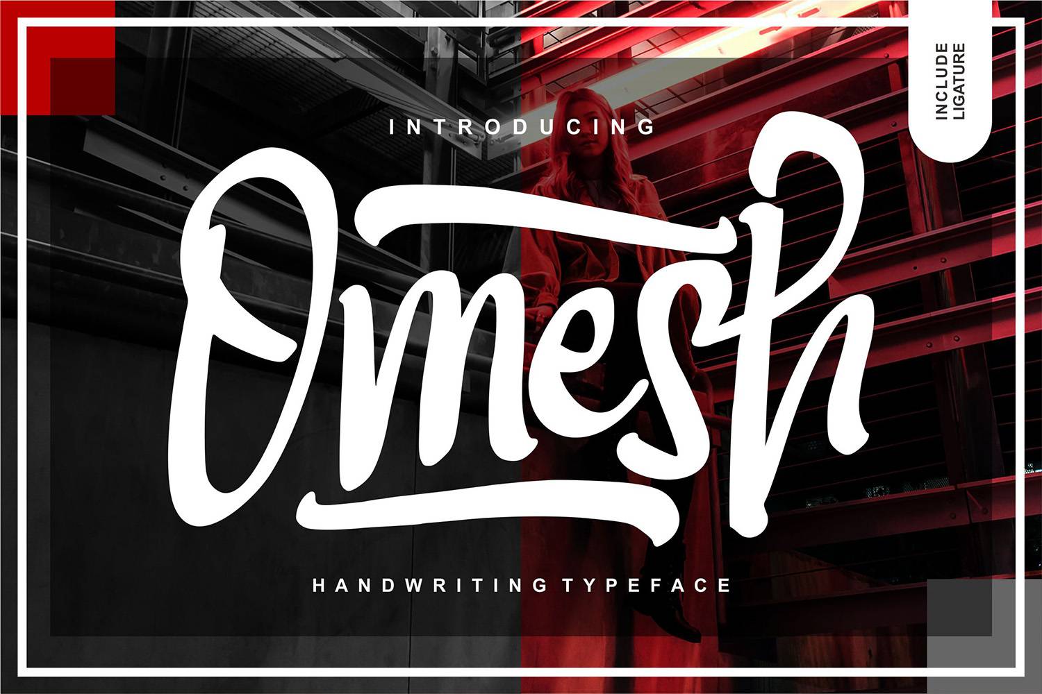 Omesh Font sample