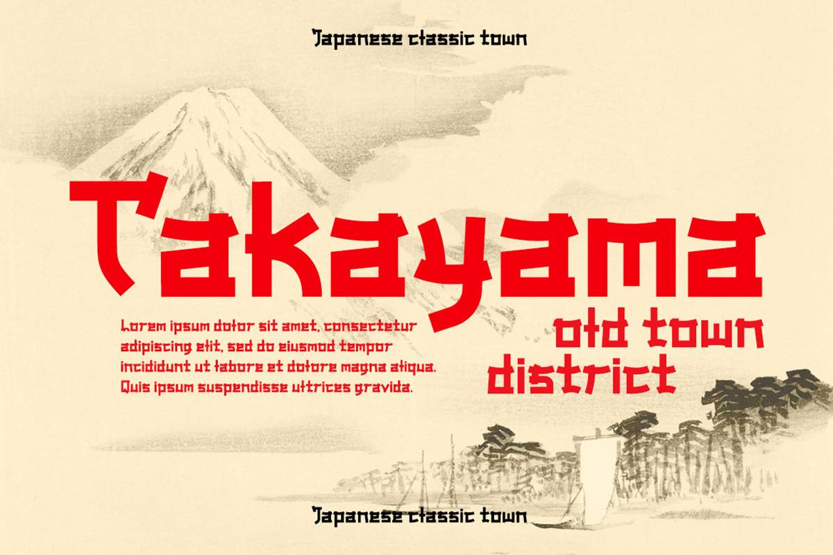 Onari Font sample