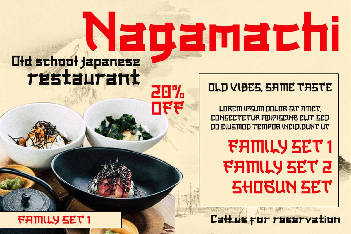 Onari Font sample