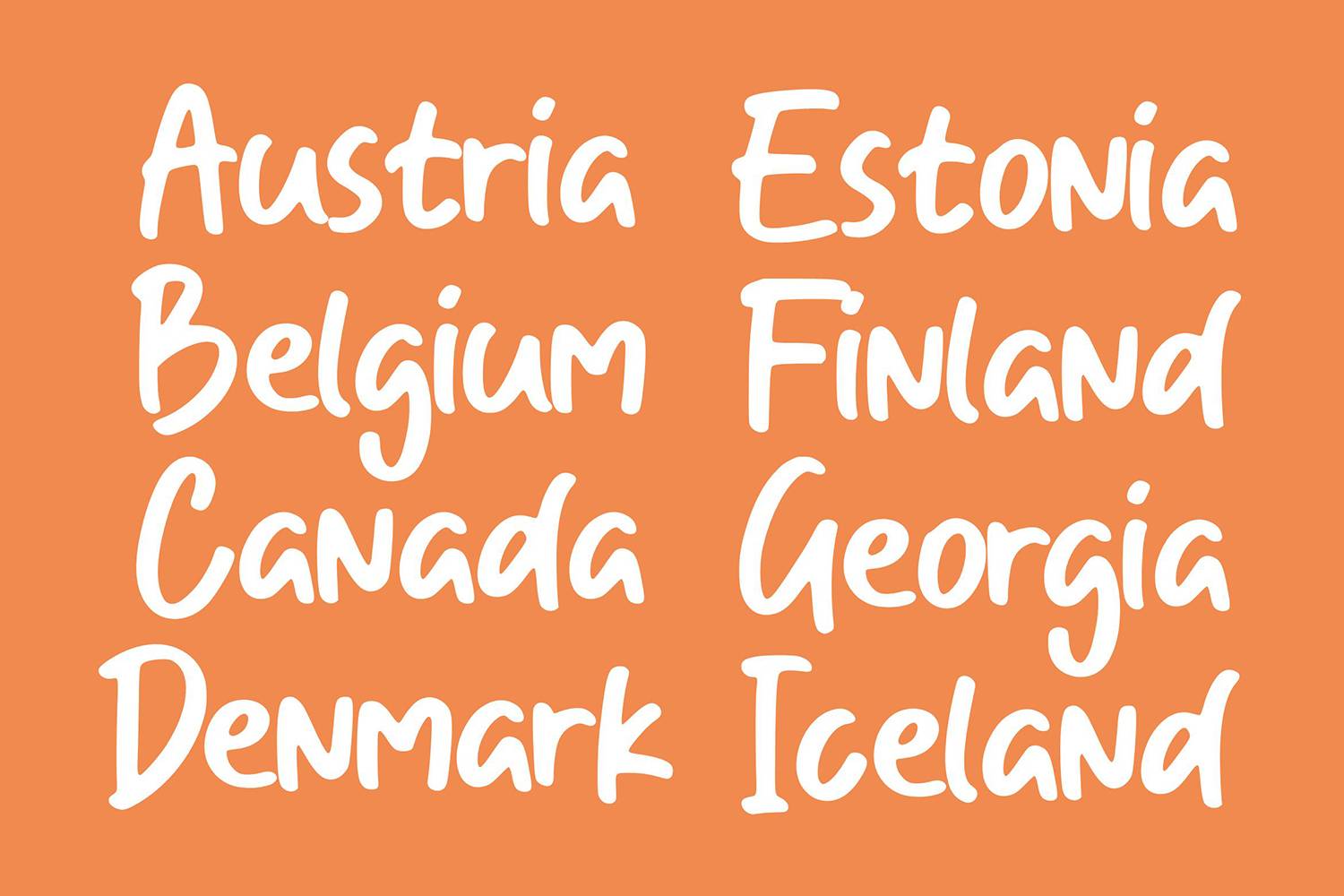 One Crayon Font sample