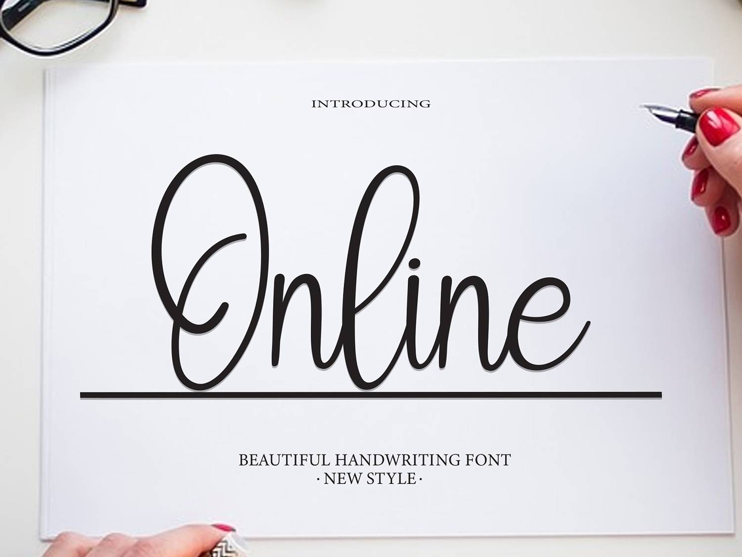 Online Font sample