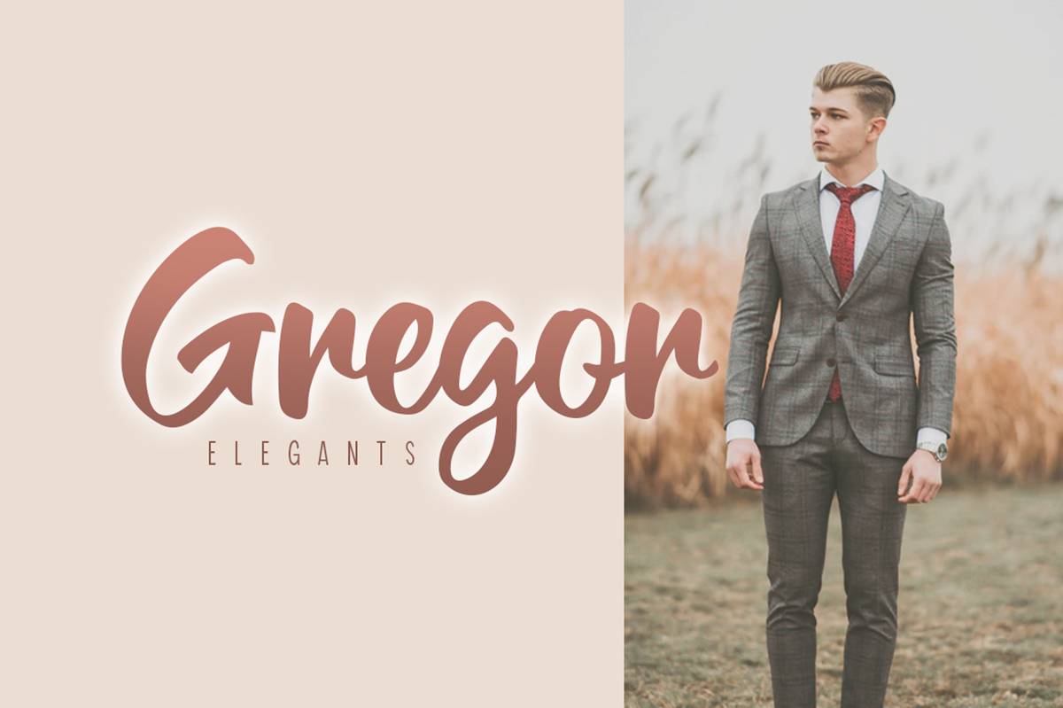 Ontel Script Font sample