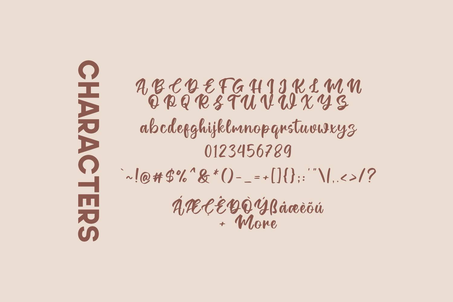 Ontel Script Font sample