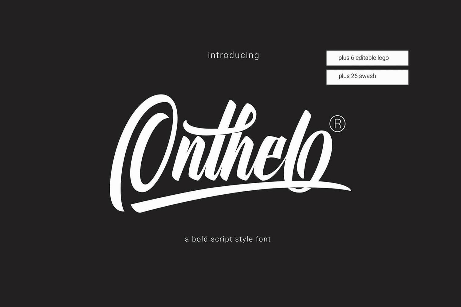 Onthel Font sample