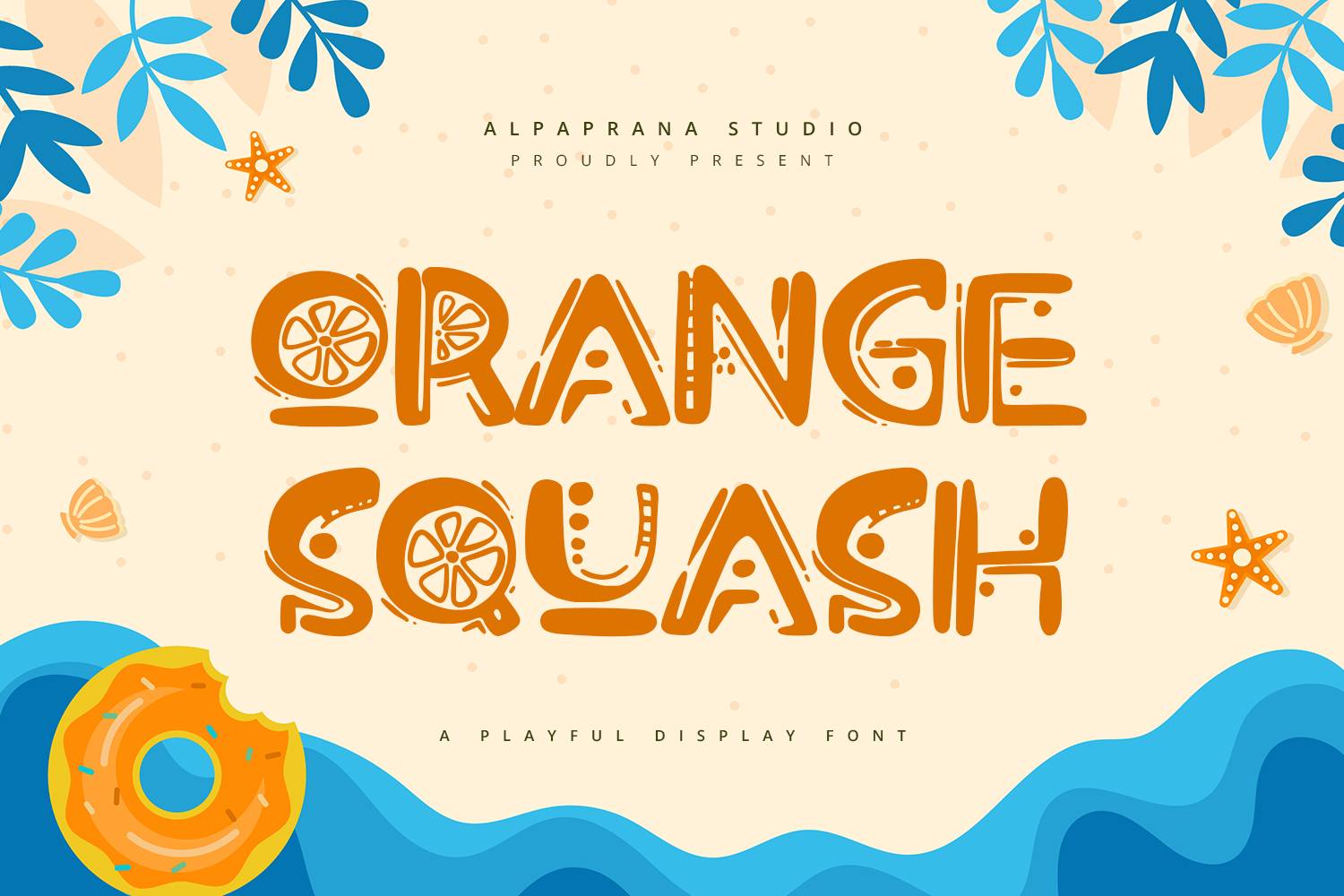 Orange Squash Font sample