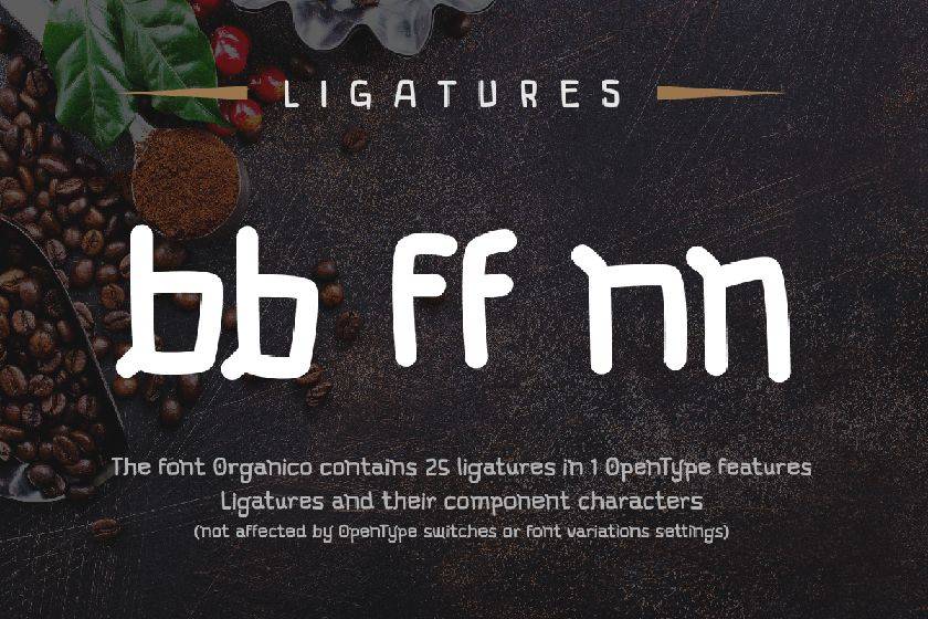 Organico Font sample