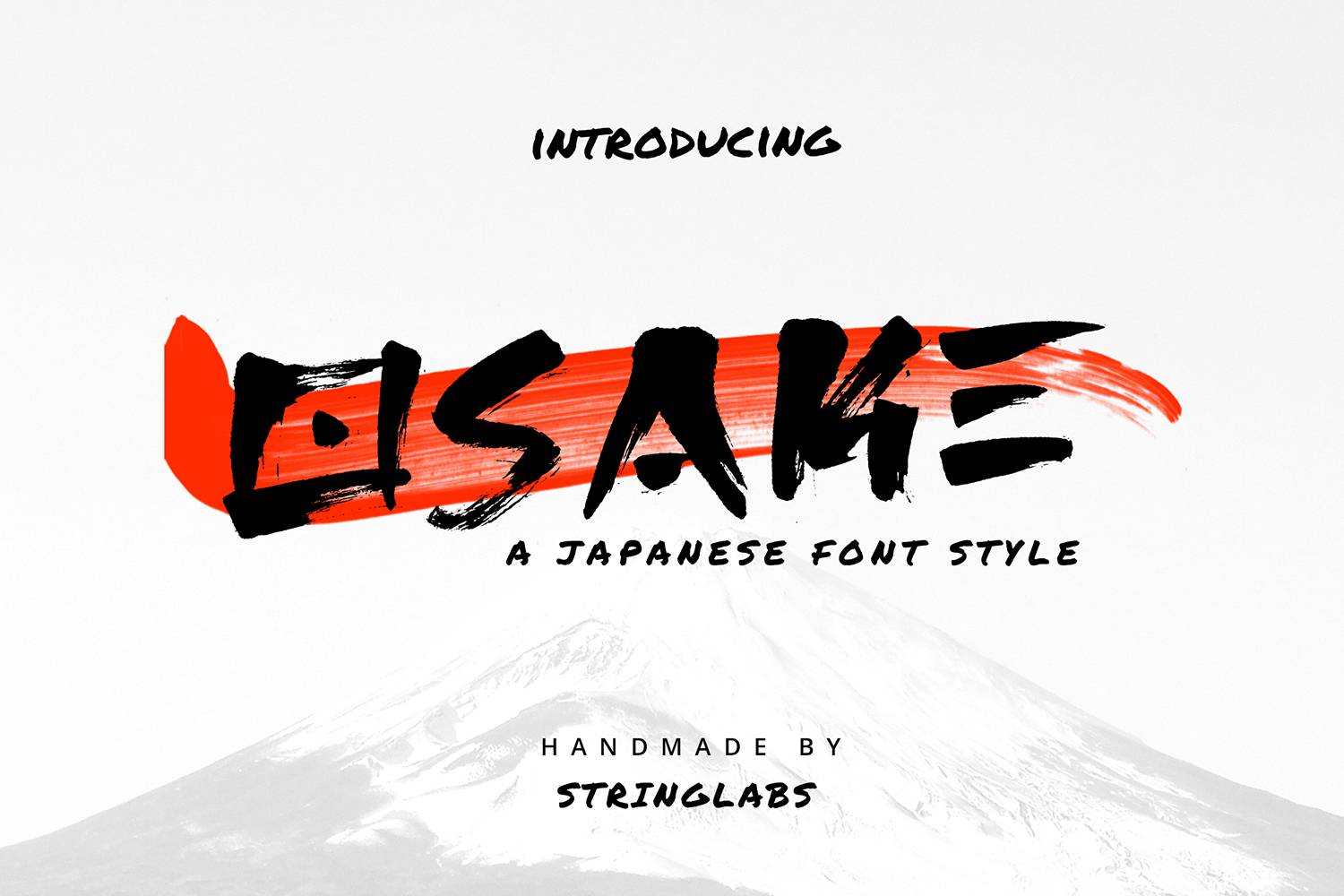 Osake Font sample