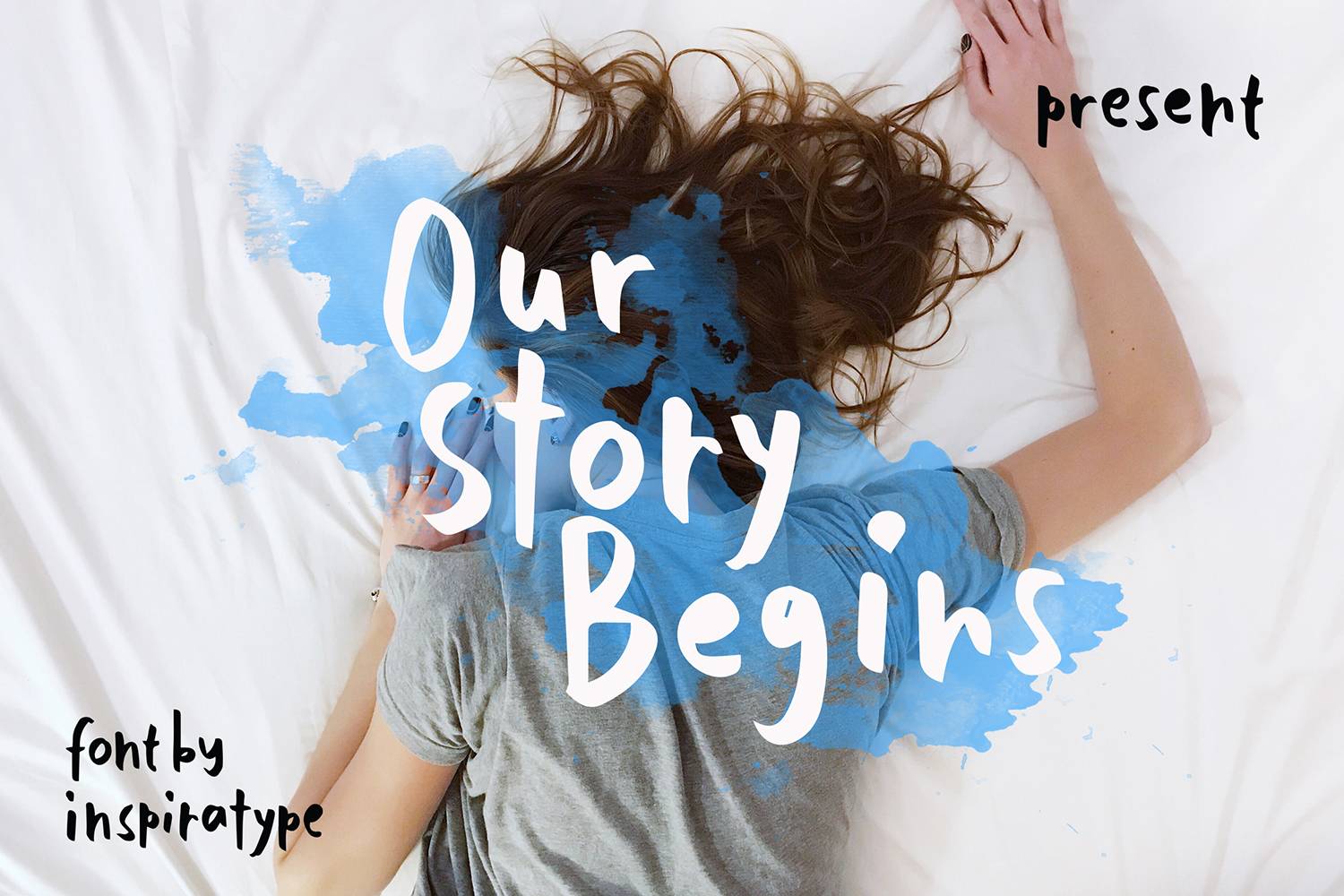 Our Story Begins Font sample