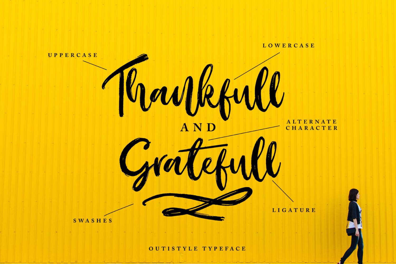 Outistyle Font sample