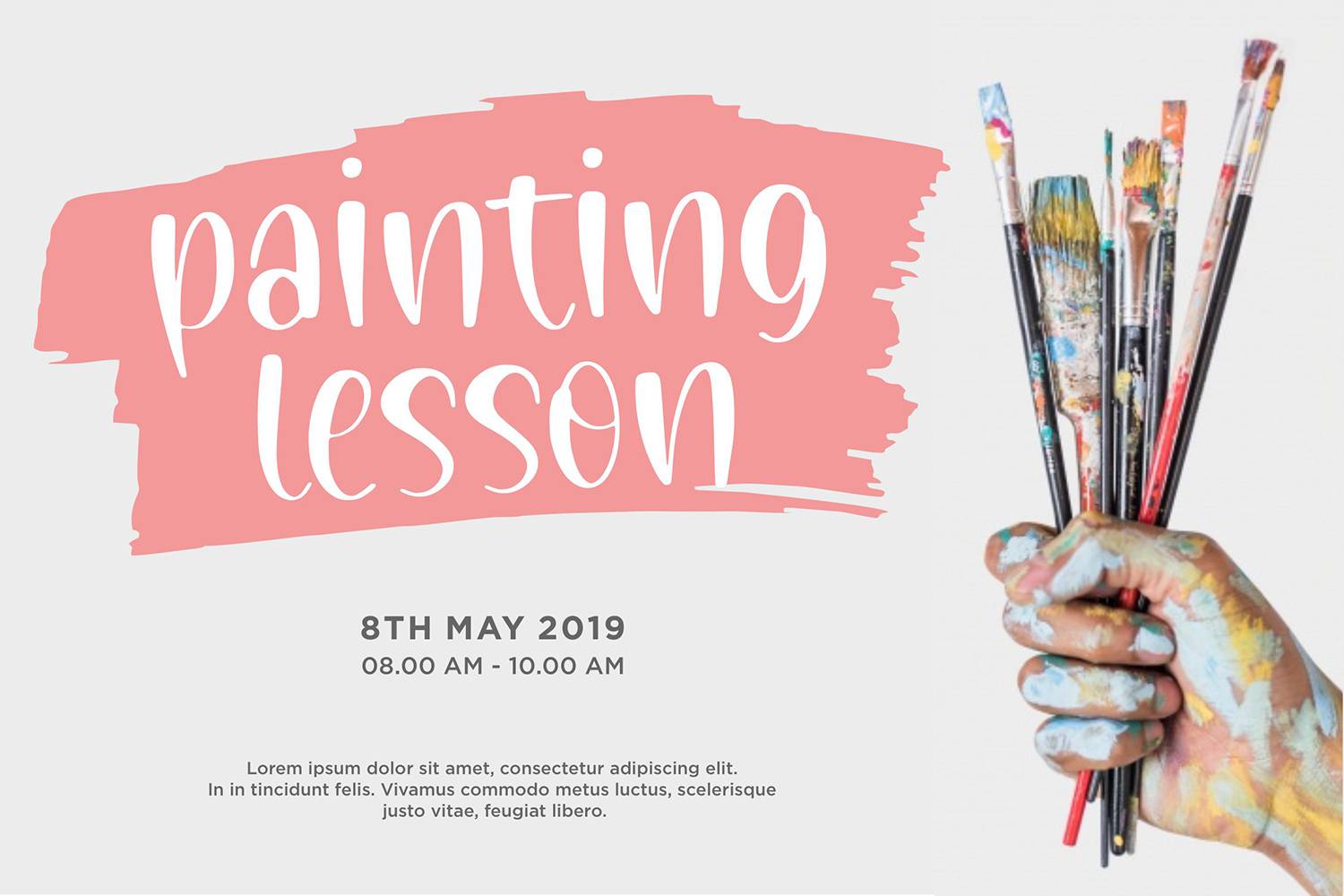 Painted Gallery Font sample