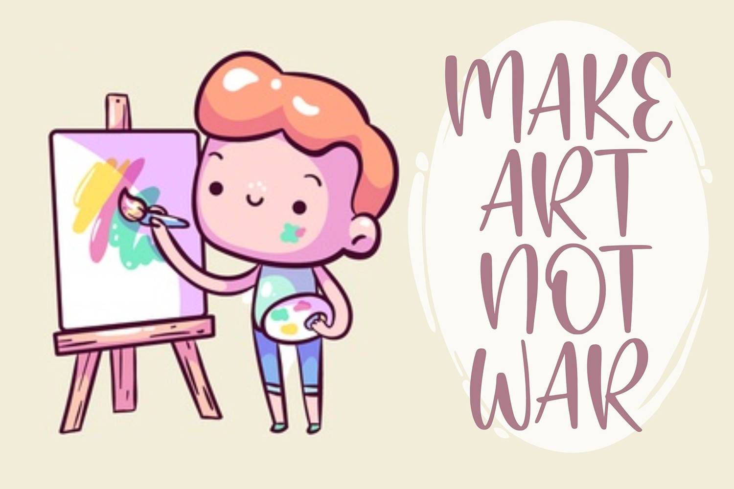 Painted Gallery Font sample