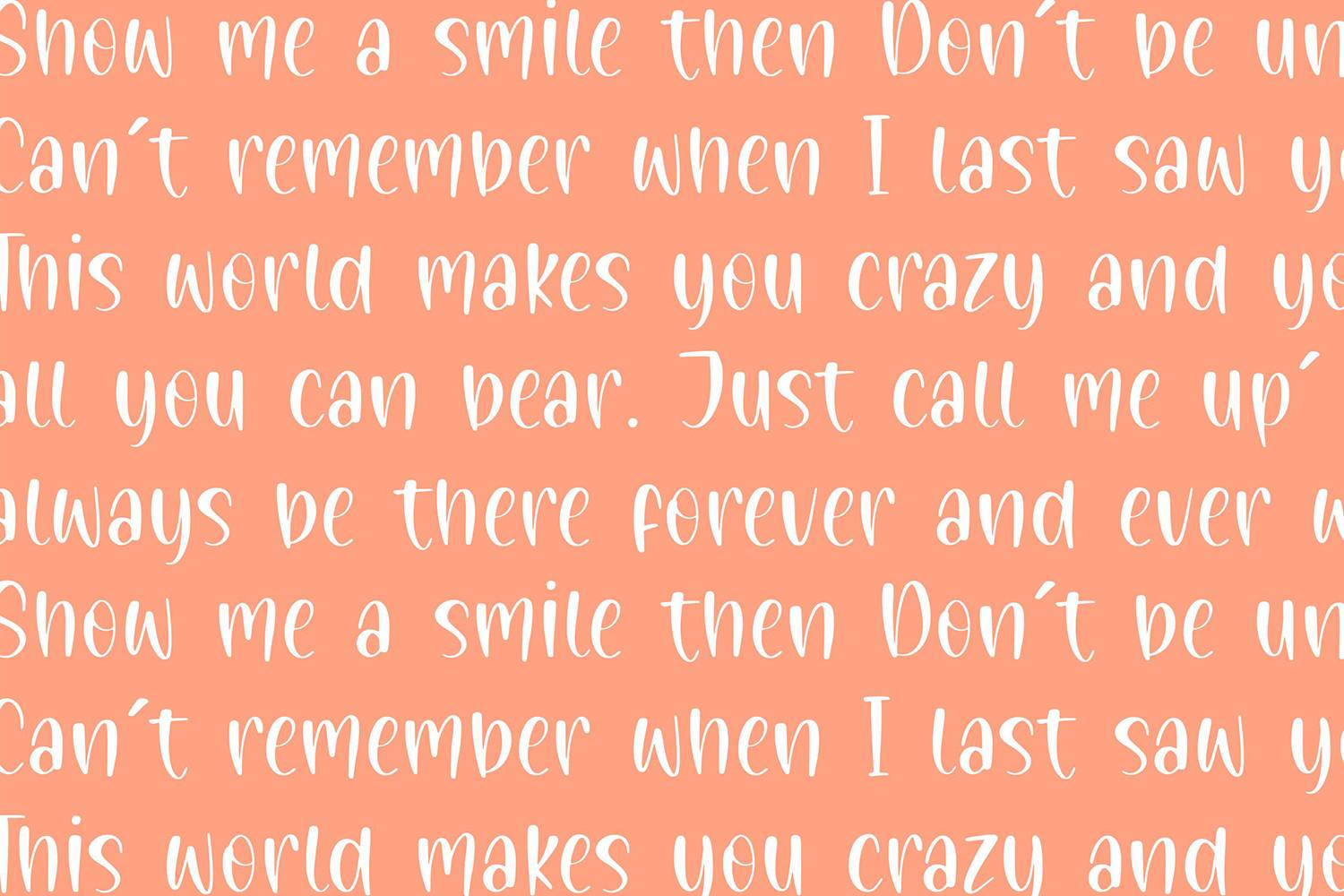 Painted Gallery Font sample