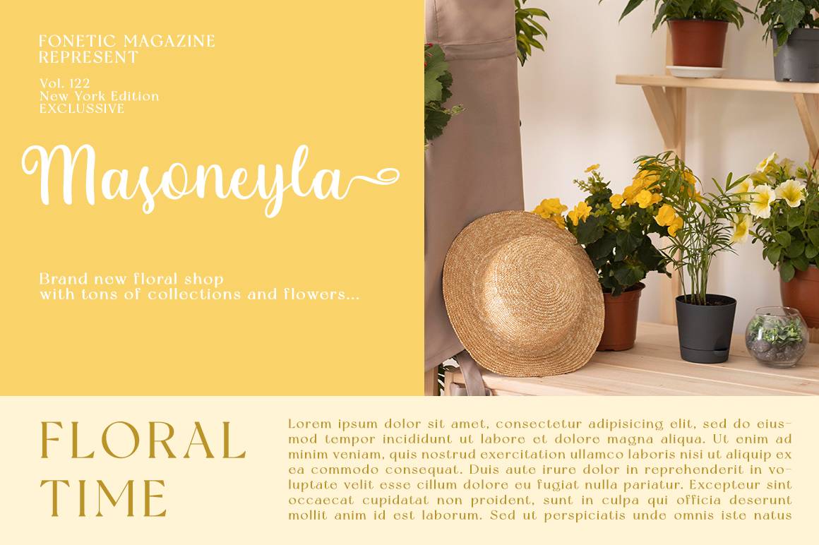 Palerissa Font sample