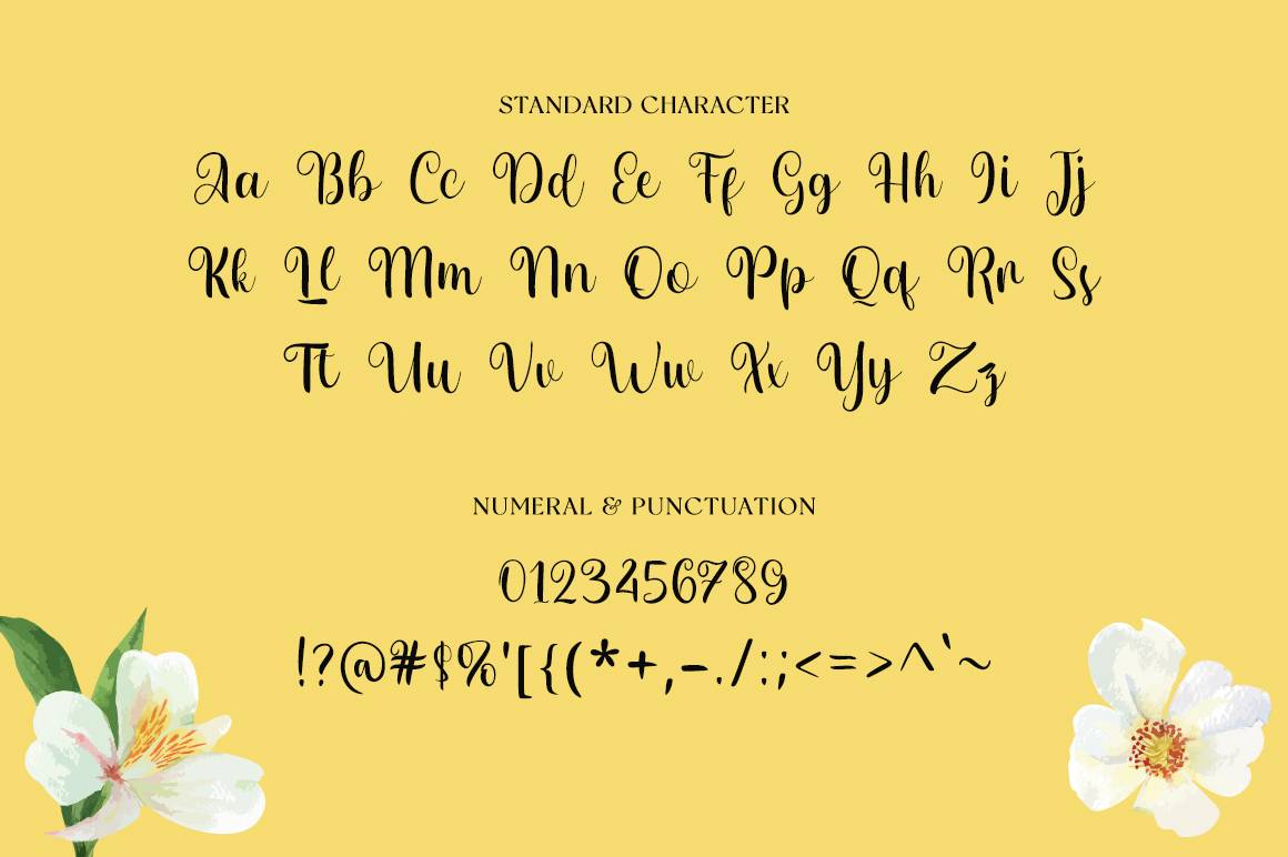 Palerissa Font sample