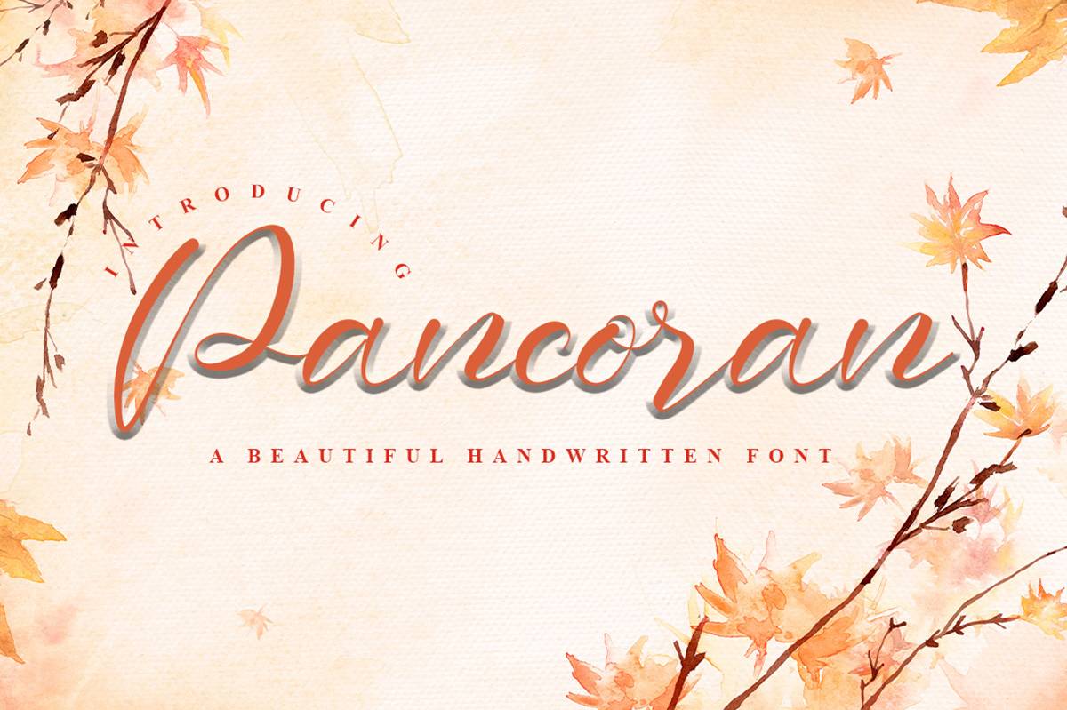 Pancoran Font sample