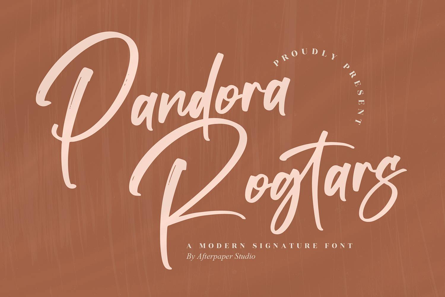 Pandora Rogtars Font sample