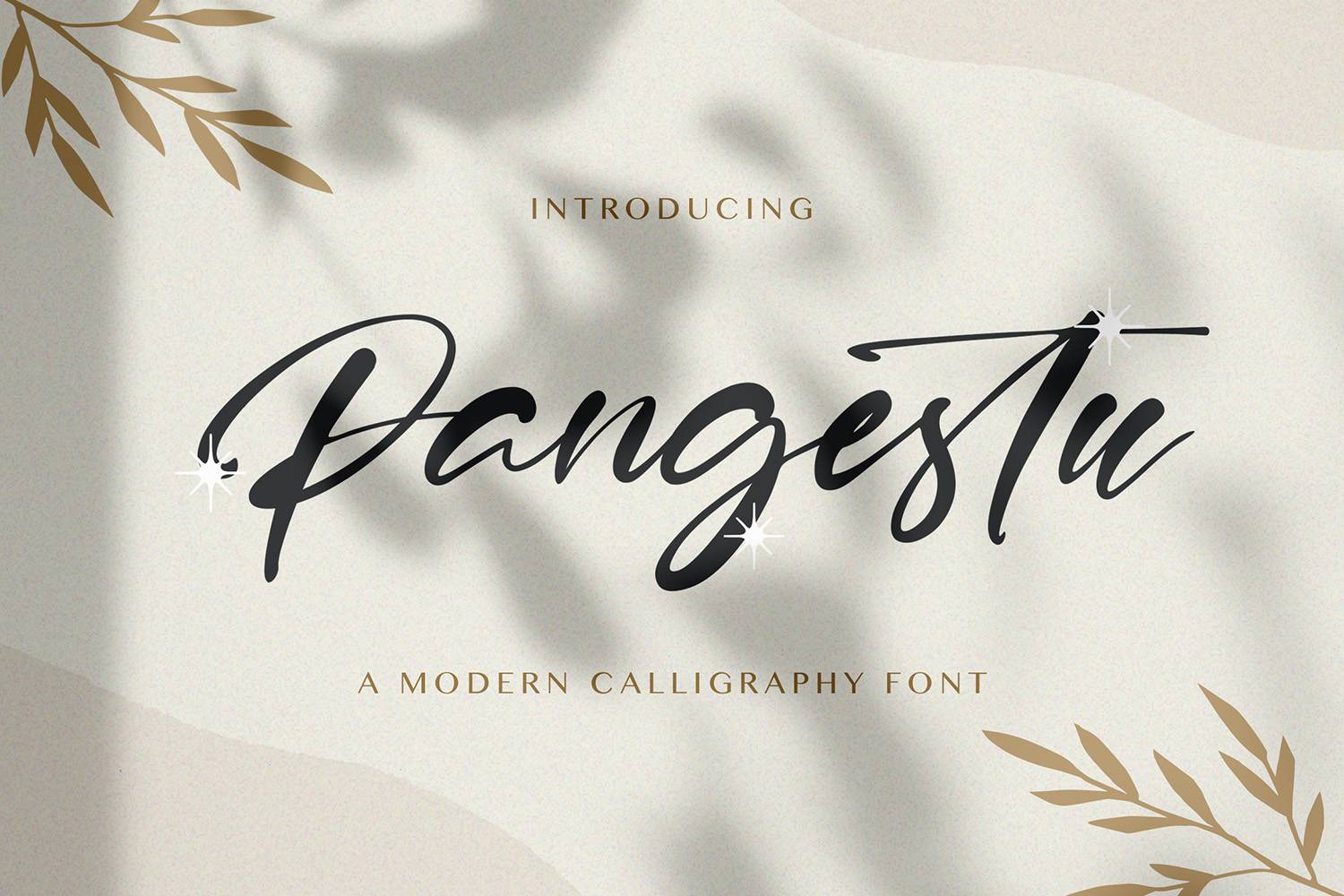 Pangestu Font sample