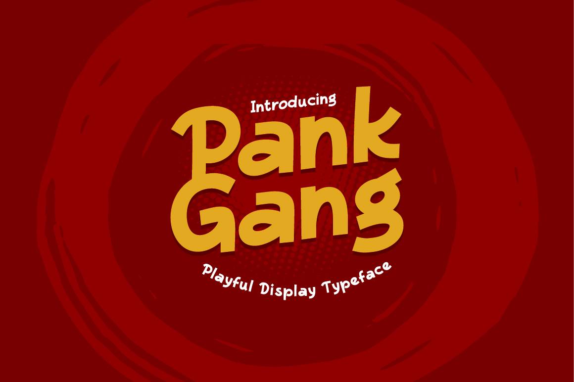 PankGang Font sample