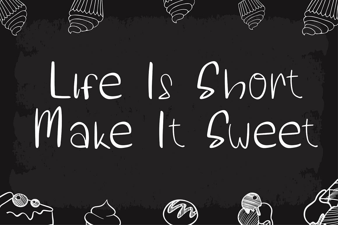 Panna Cotta Font sample