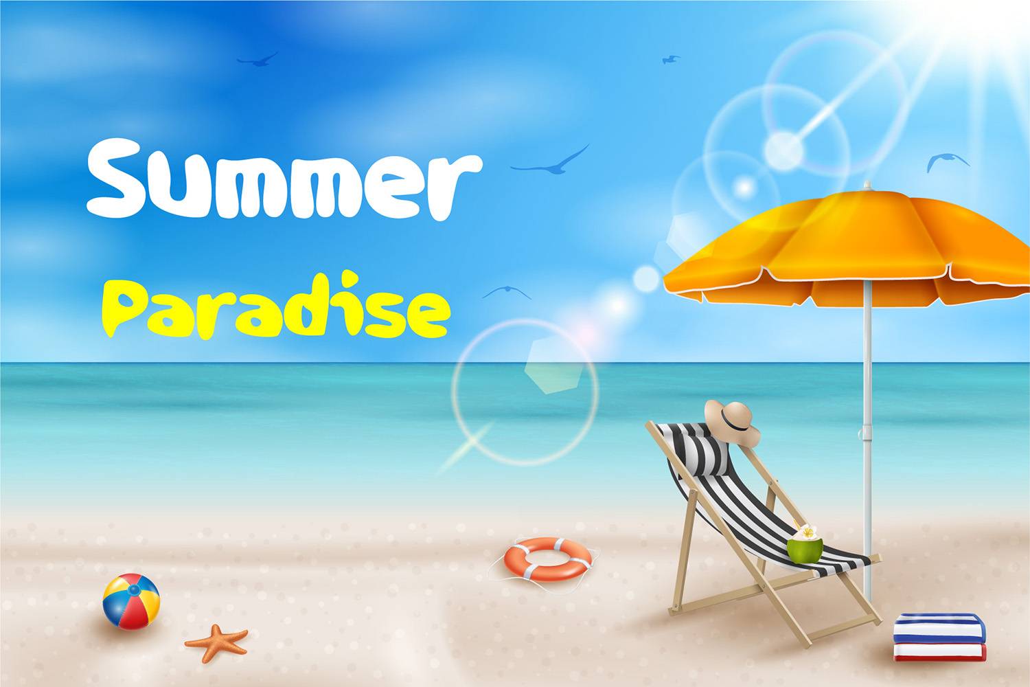 Paradiso Tropical Font sample