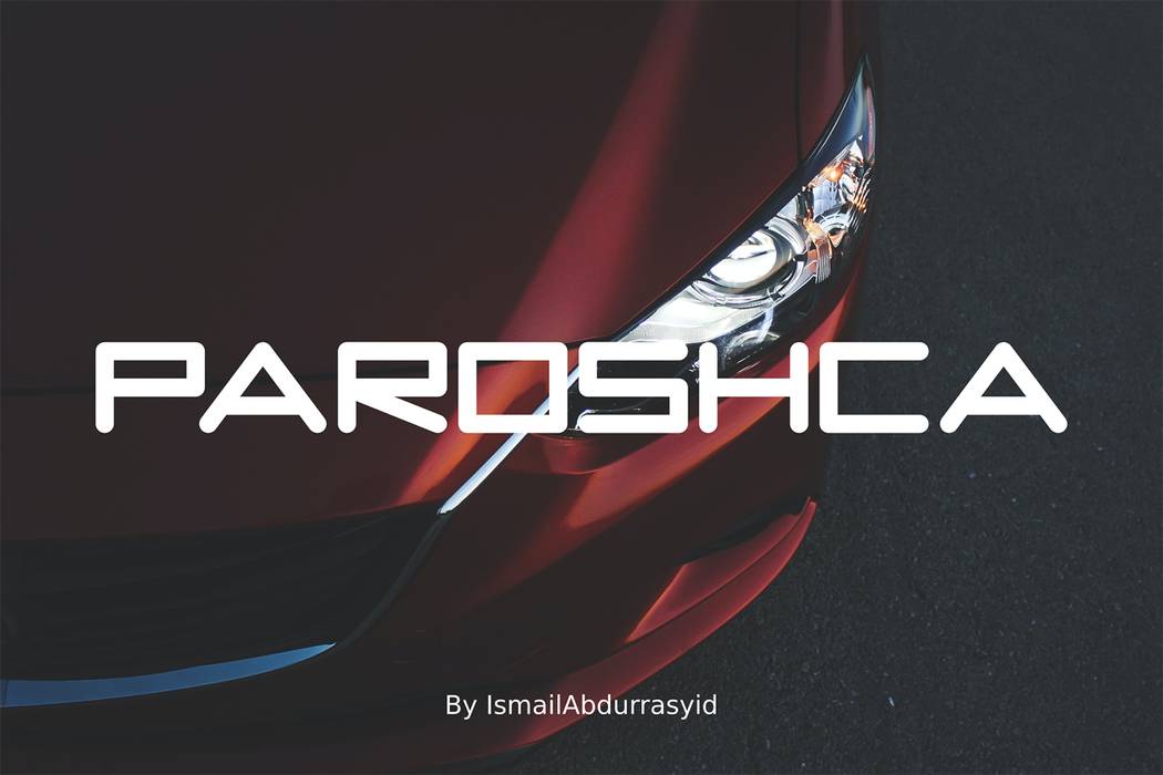 Paroshca Font sample