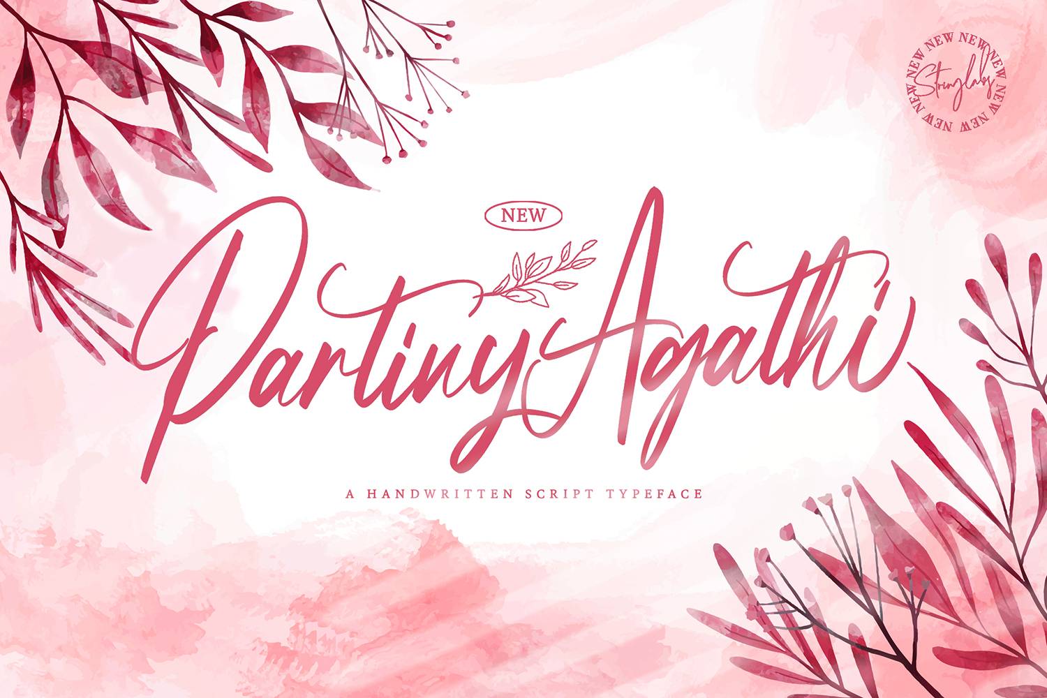 Partiny Agathi Font sample