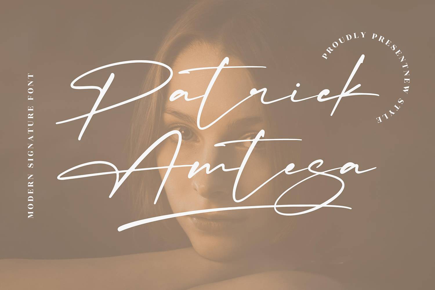 Patrick Amtesa Font sample