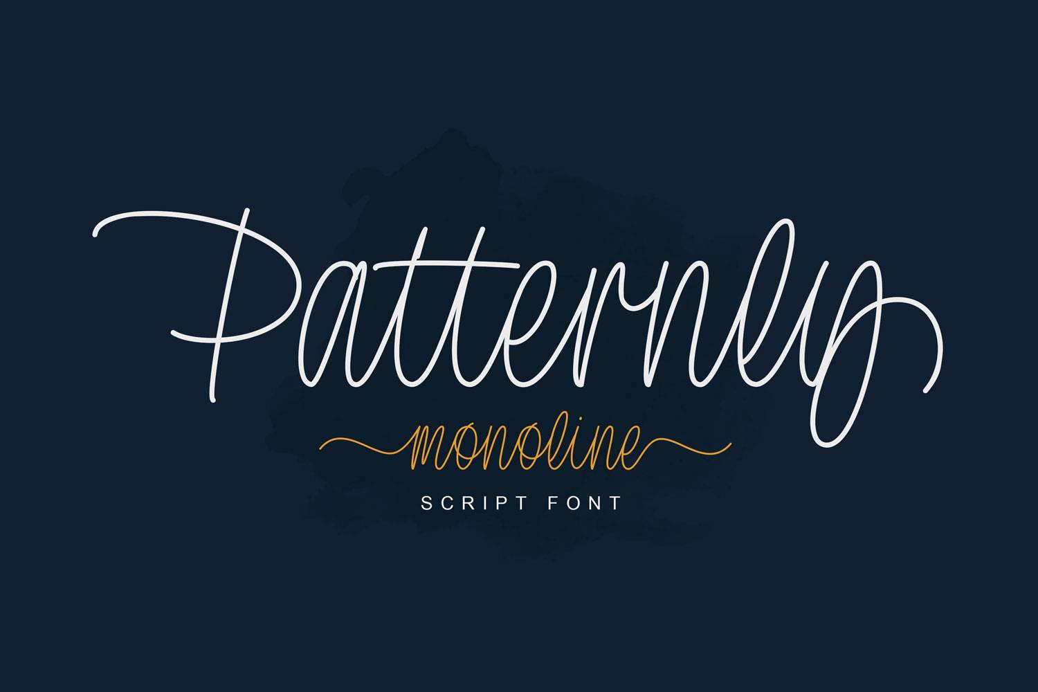 Patternly Font sample