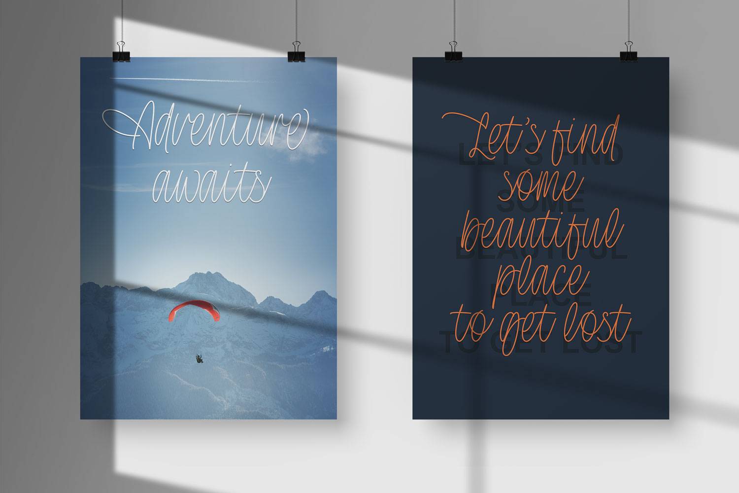 Patternly Font sample
