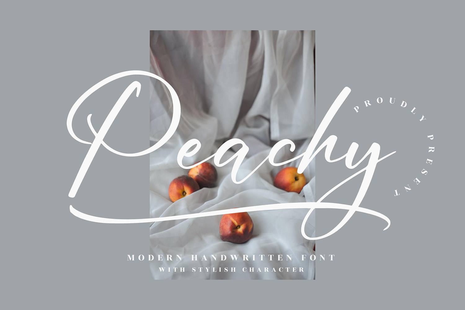 Peachy Font sample