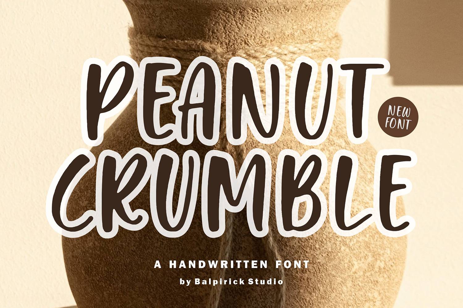 Peanut Crumble Font sample