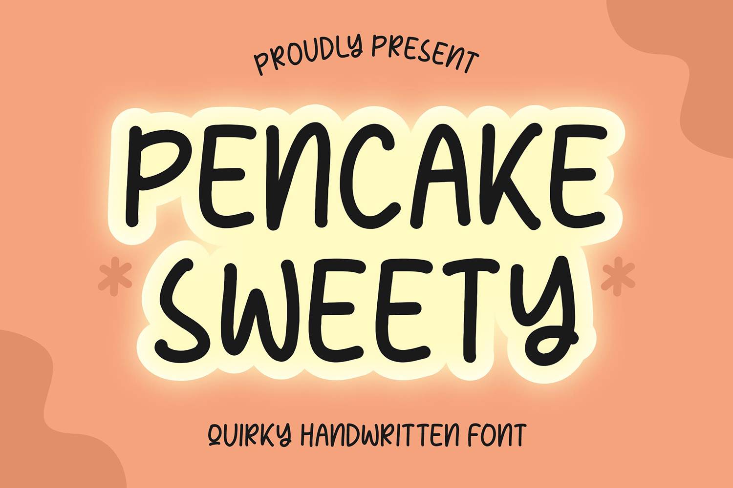 Pencake Sweety Font sample