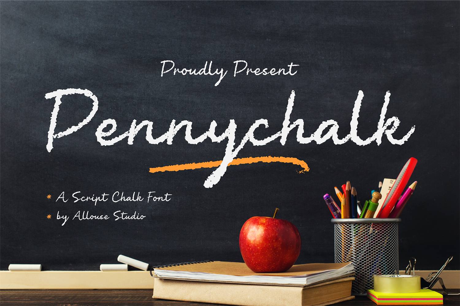 Pennychalk Font sample