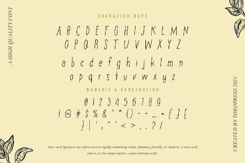 Peperoni Font sample