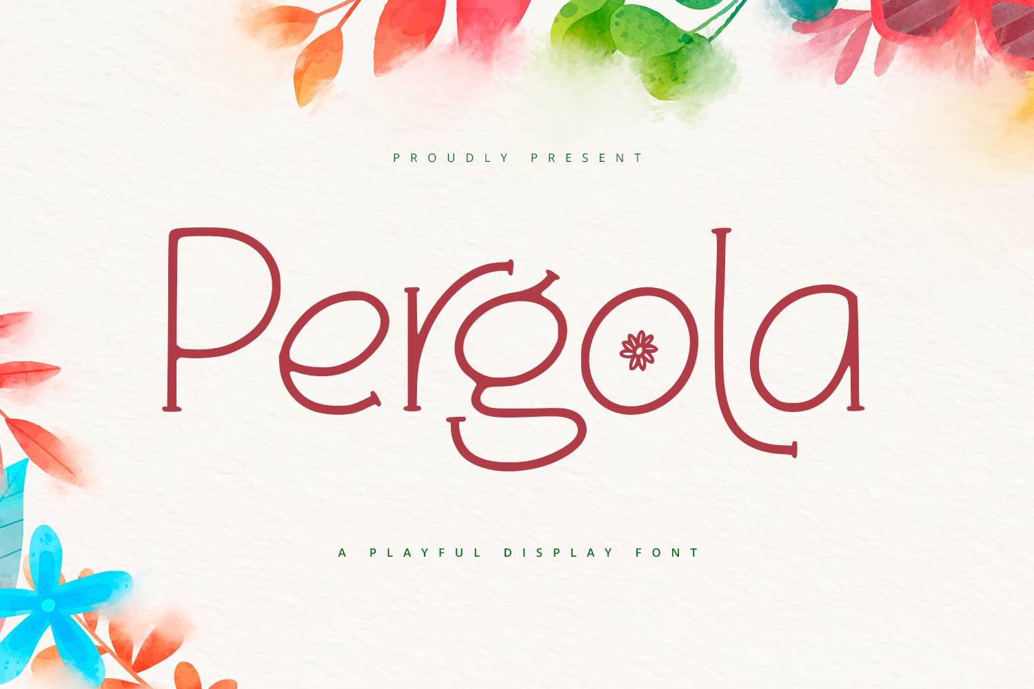 Pergola Font sample