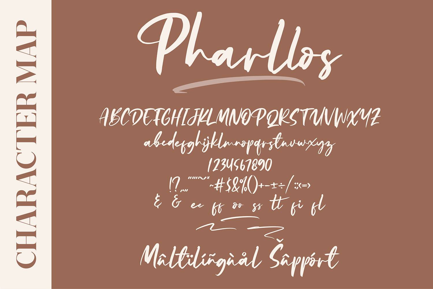Pharllos Font sample