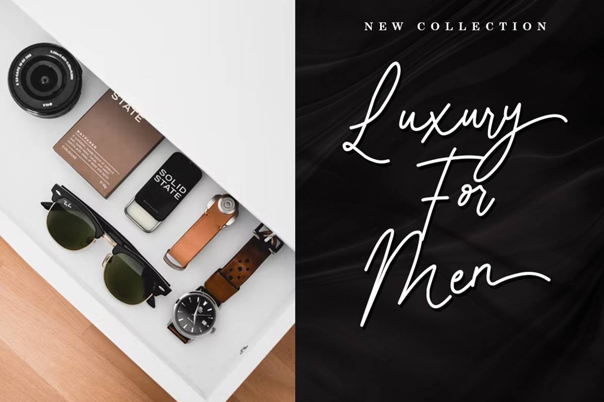 Philip Morries Font sample