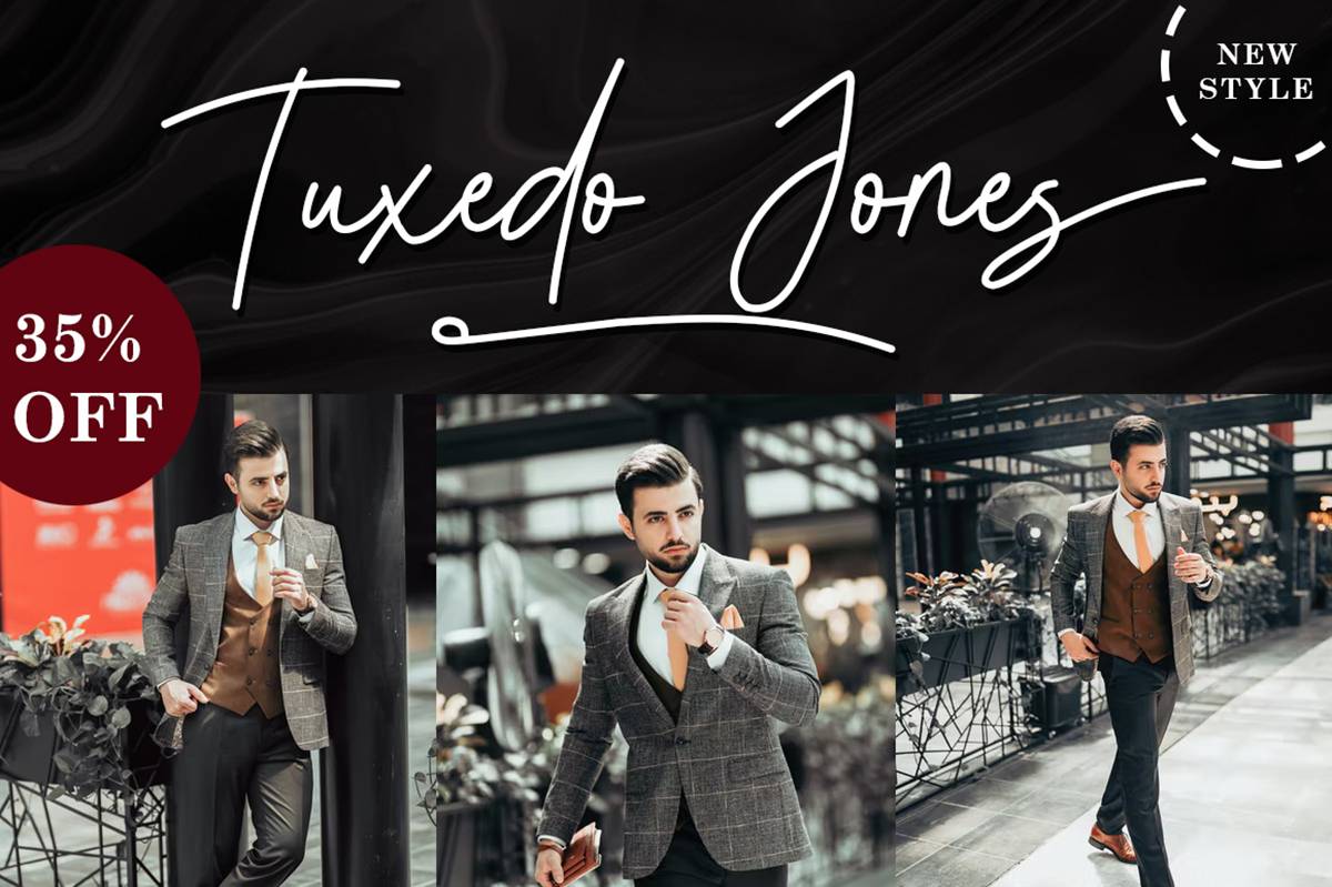 Philip Morries Font sample