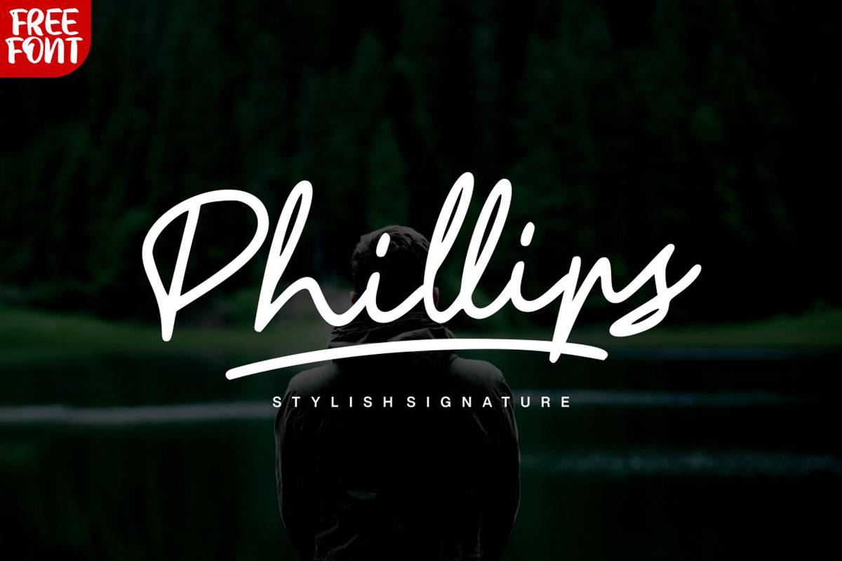 Phillips Font sample