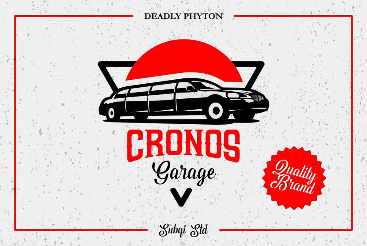 Phyton Combination Font sample