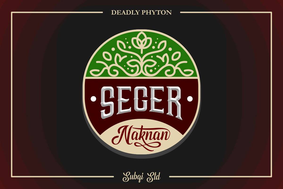 Phyton Combination Font sample