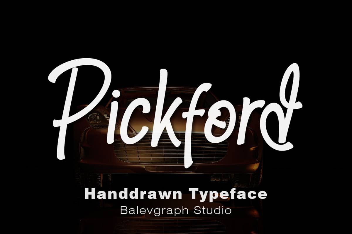 Pickford Font sample