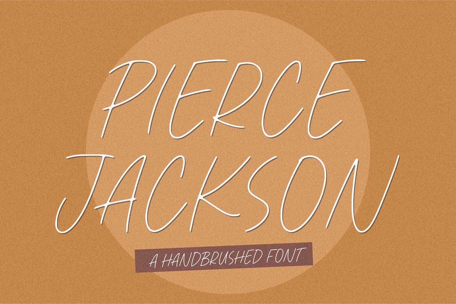 Pierce Jackson Font sample