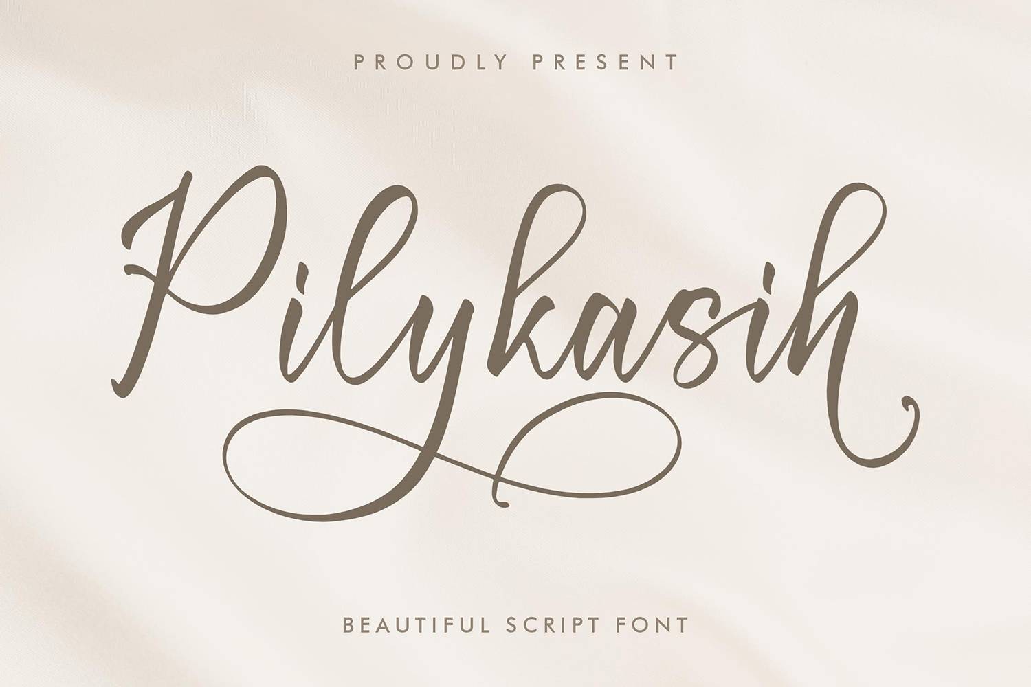 Pilykasih Font sample