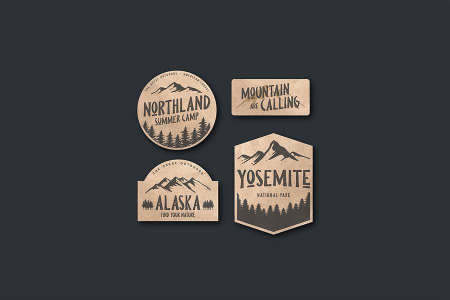 Pine Forest Outdoor Typeface sample