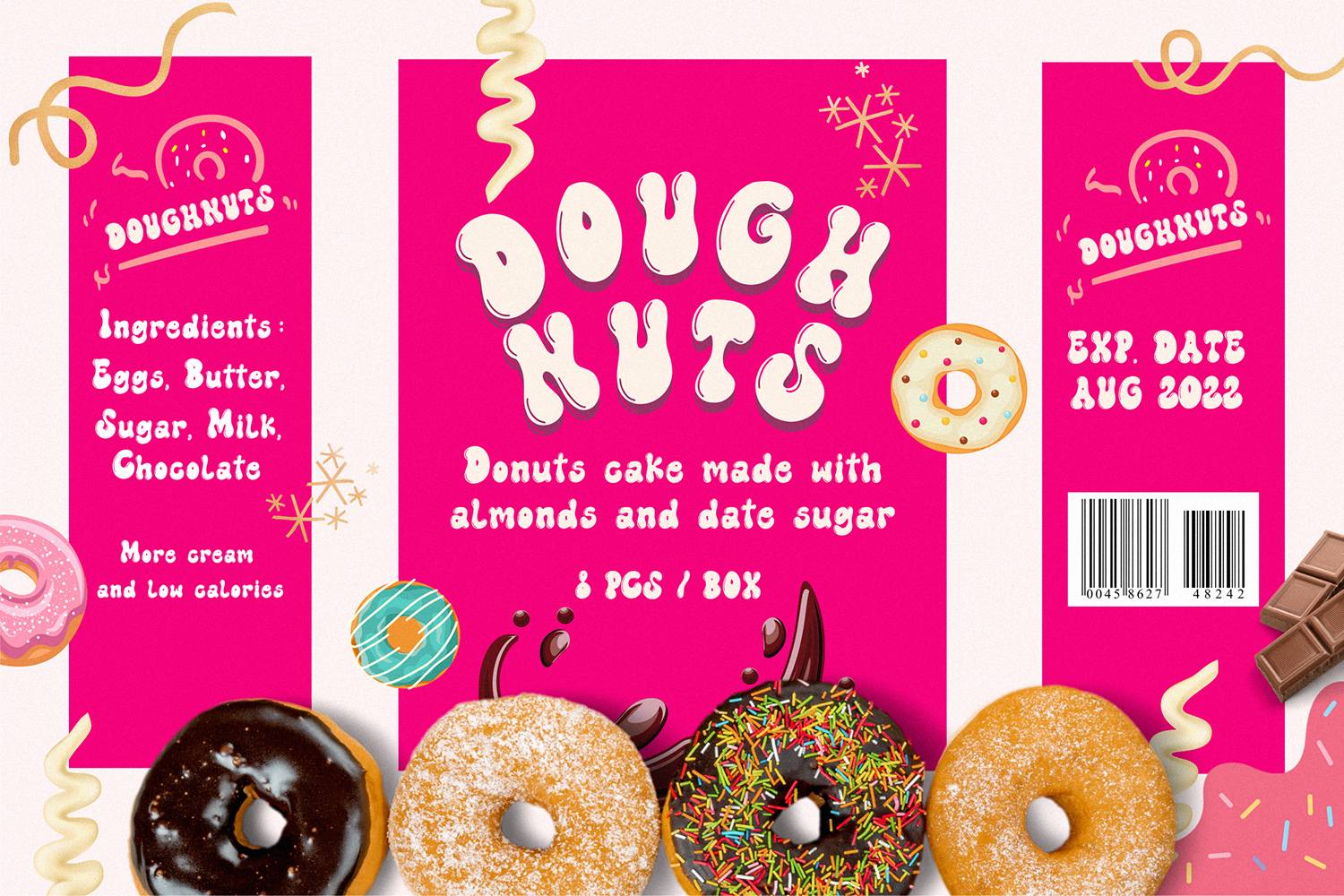 Pinky Donuts Font sample
