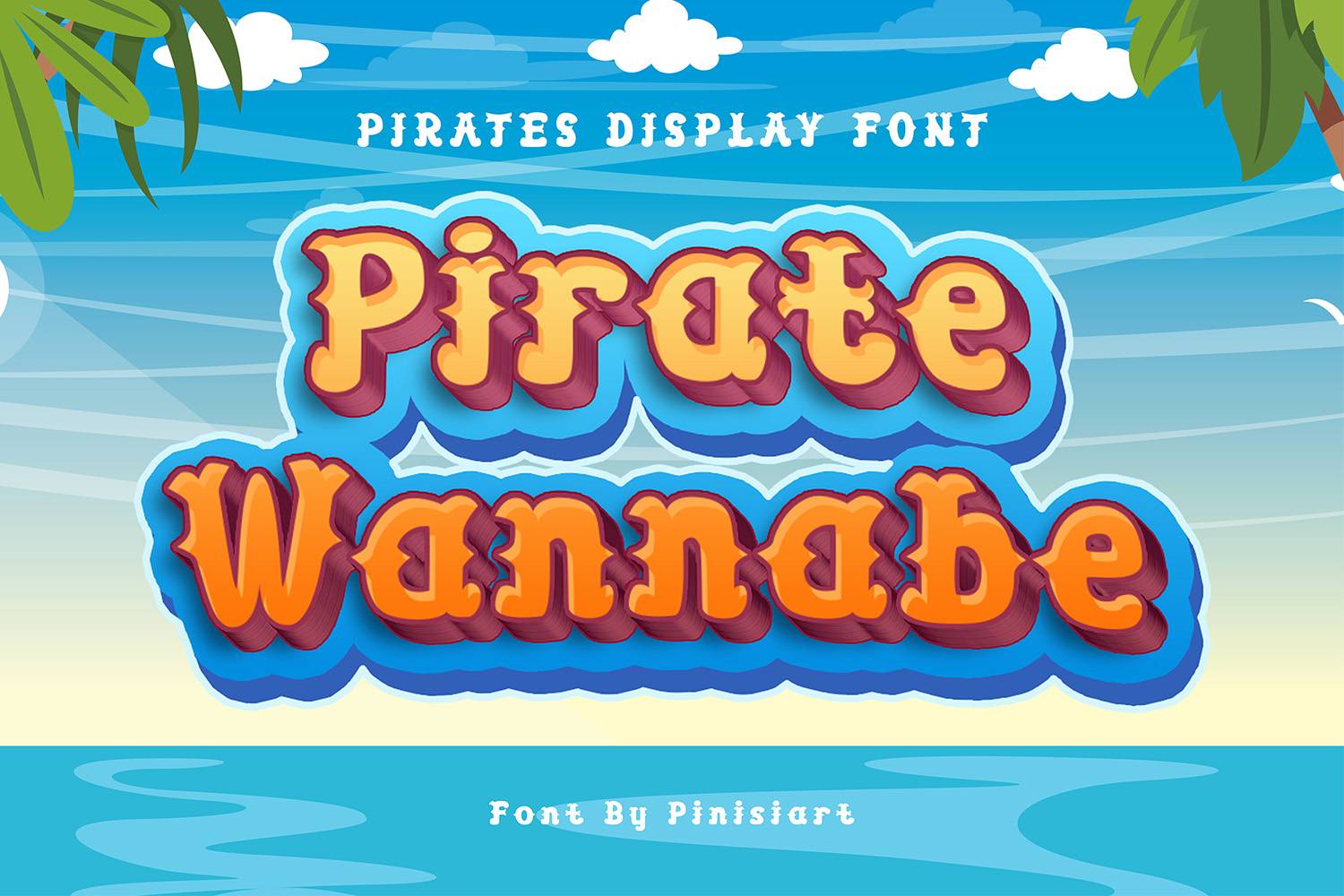 Pirate Wannabe Font sample