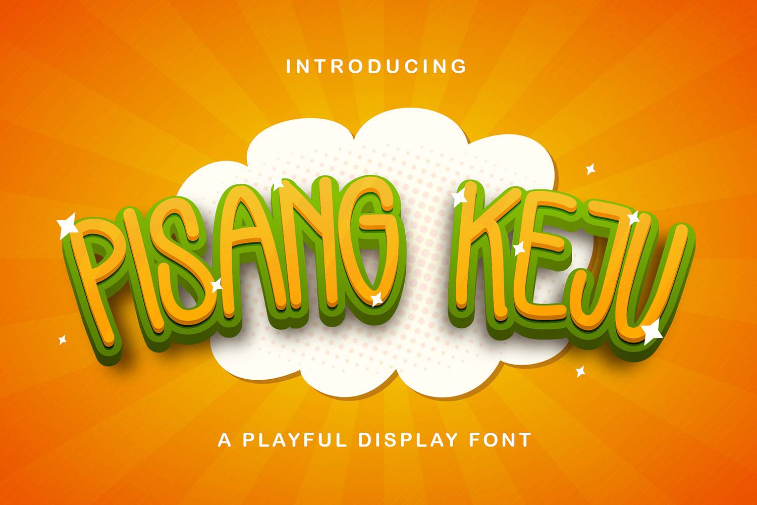 Pisang Keju Font sample