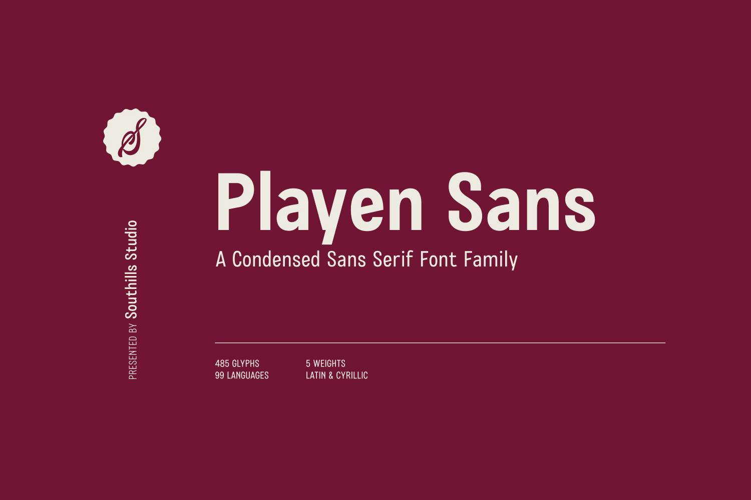 Playen Sans Font sample