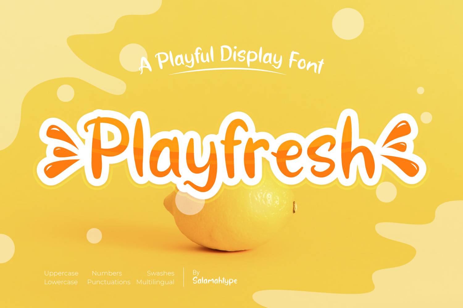 Playfresh Font sample